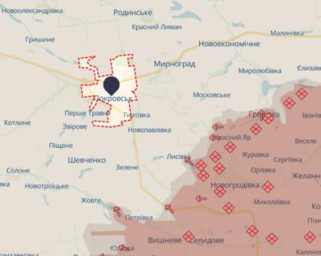 До Покровська ворогові залишилося близько 5,5 км, згідно з військовими даними.