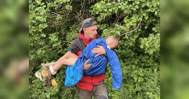 Три дні потому, рятувальні служби виявили п'ятирічного хлопчика з аутизмом, який пропав у лісі на території Івано-Франківщини (фото, відео)