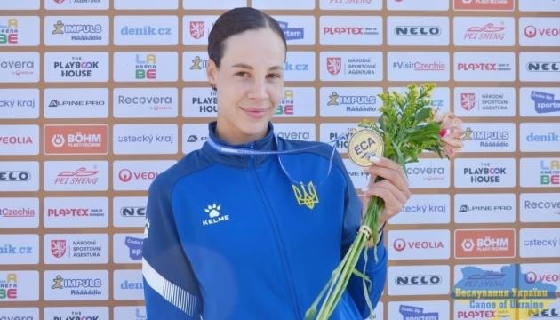 Людмила Лузан здобула золоту медаль на чемпіонаті Європи з каное-одиночки.