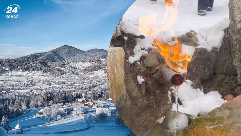 Вогняне джерело в Верховині: де його знайти та чому воно привертає увагу туристів.